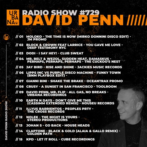 Urbana Radio Show by DAVID PENN #729