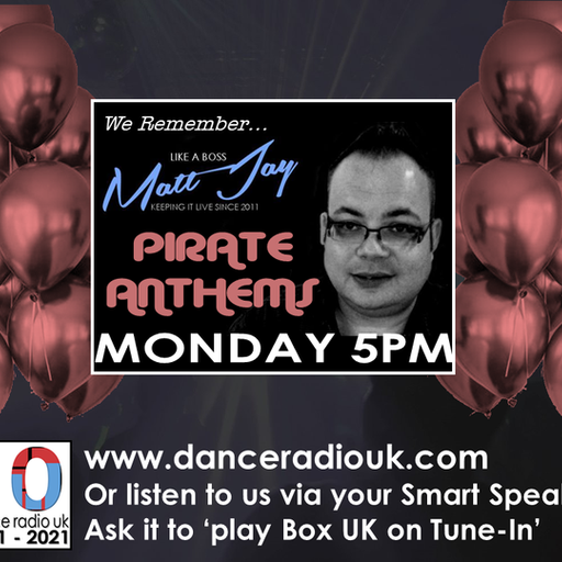 Matt Jay - Pirates Throwback Show (Replay) - Box UK - 31/5/21