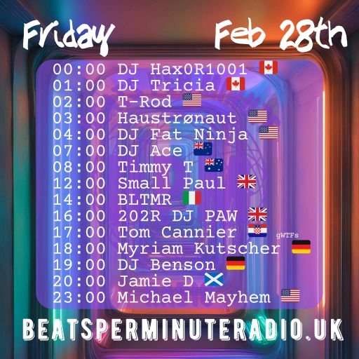 TimmyT-Live on BPM Radio-Feel this Groove-280225