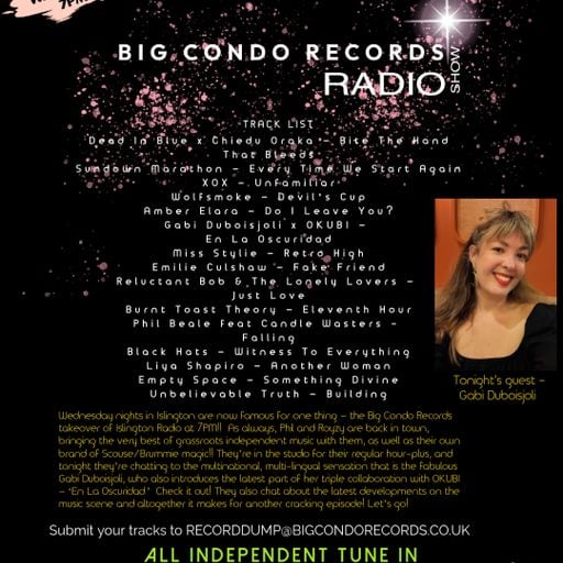Big Condo Records Radio Show: Gaby Duboisjoli (15/04/2026)