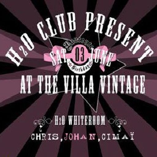 Chris & Johan & Cimaï at "At The Villa Vintage" @ H²O Club (Pecq - Belgium) - 3 June 2005