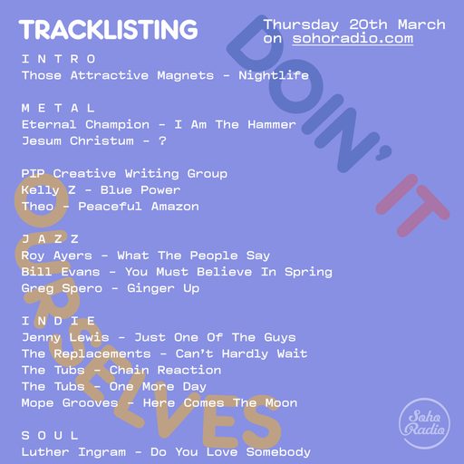Doin' It Ourselves (20/03/2025)