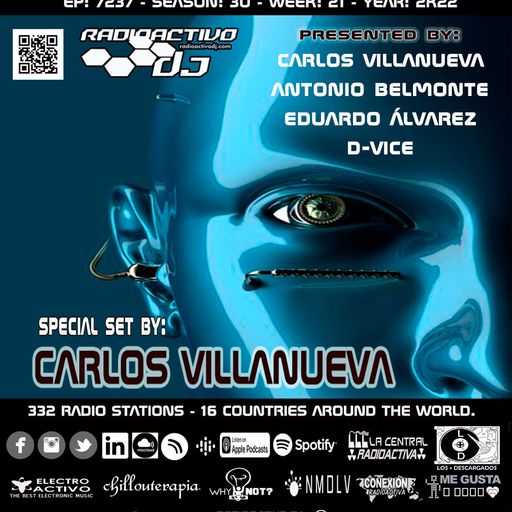 RADIOACTIVO DJ 21-2022 BY CARLOS VILLANUEVA, ANTONIO BELMONTE, EDUARDO ÁLVAREZ & D-VICE