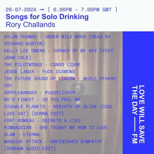 2024-07-28 Songs For Solo Drinking | LWSTD-FM