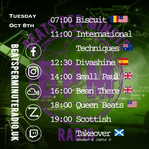 Biscuit- Tuesday Techno Crunch- Live on Beats Per Minute Radio 8.10.2024