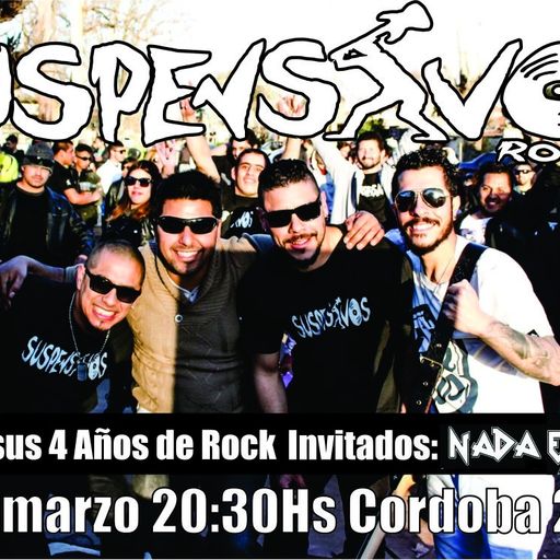 ARCHIVOS ''YO SOY ROCK'': SUSPENSIVOS ROCK FESTEJA SUS CUATRO AÑOS