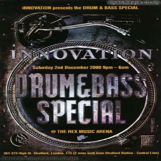 DJ Hype w/ Shabba Fearless Skiba - Innovation - The Drum & Bass Special - Stratford Rex - 2.12.2000