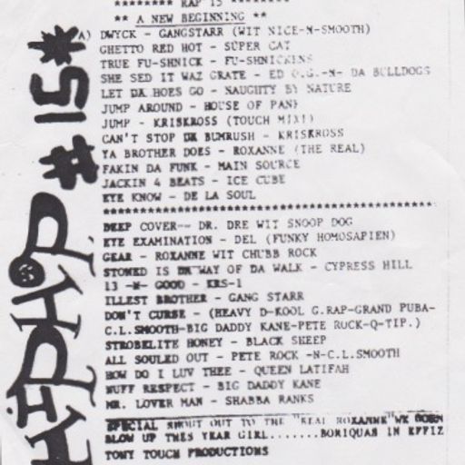 Tony Touch - Hip Hop #15 (1992)