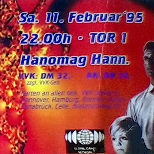 Robert Armani at "Cyberhouse Club Special" @ Hanomag (Hannover-Germany) - 11 February 1995