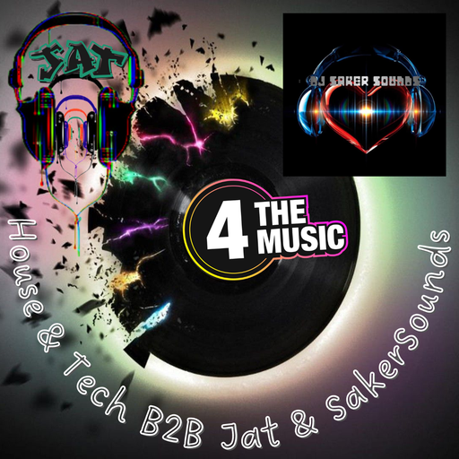 DJat - 4TM Exclusive - Jat &amp; Sakersounds B2B House &amp; Tech Show Live