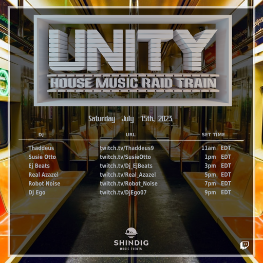 Unity House Music Raid Train 7.15.23