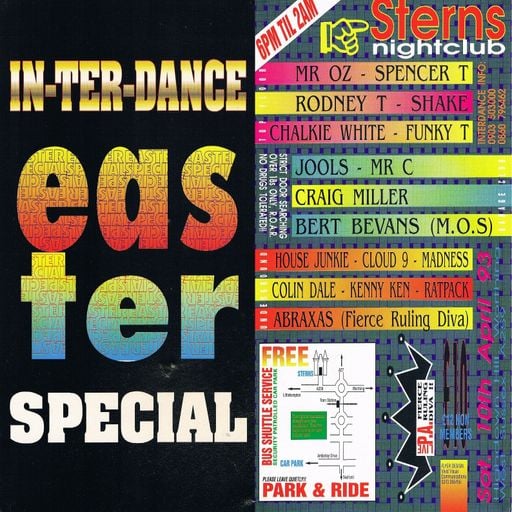 Colin Dale & Abraxas at "In-Ter-Dance Easter Special" @ Sterns (Worthing-UK) - 10 April 1993