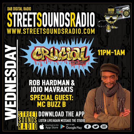 Crucial Hip Hop Show with Rob Hardman and Jojo Mavrakis on Street Sounds Radio 2300-0100 25/11/2021
