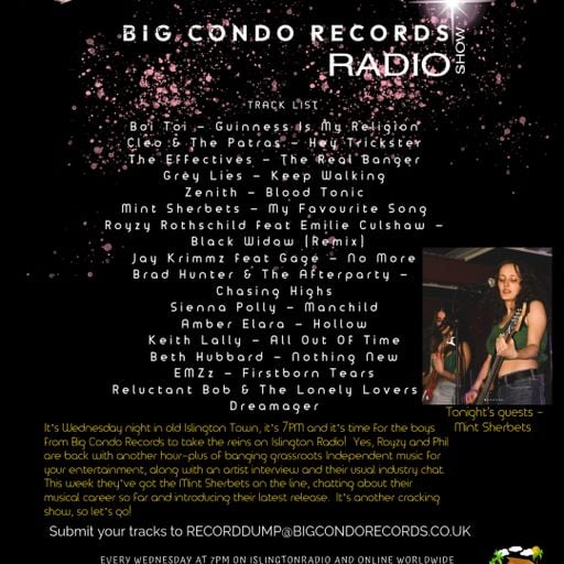 Big Condo Records Radio Show – Mint Sherbets (28/01/2026)