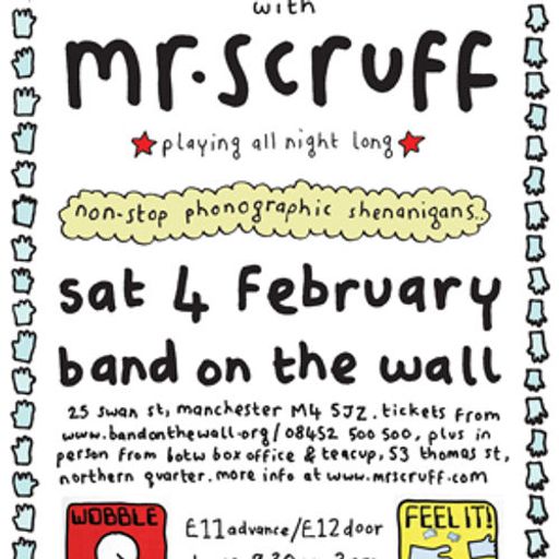 Mr Scruff live DJ mix from Band On The Wall, Manchester, Saturday February 4th 2012