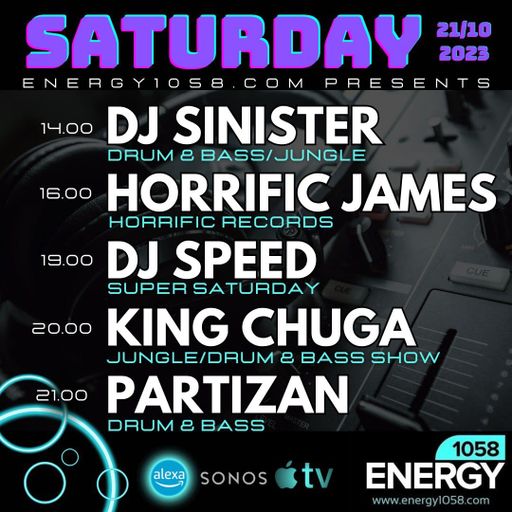 Dj-Sinister - Live On Energy1058 -21-10-2023