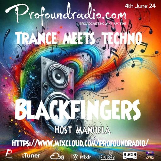 BLACKFINGERS TECHNO ZONE ON TRANCE MEETS TECHNO 04-06-24
