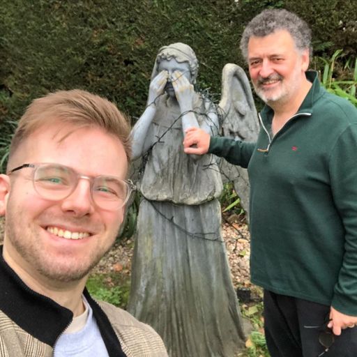 Andy Backhouse with Steven Moffat 01/06/23