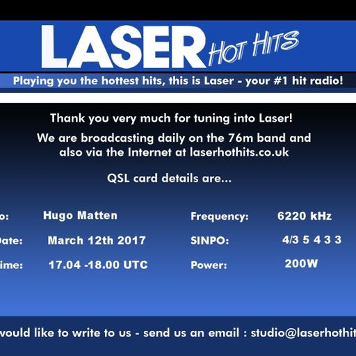 Tony James show 14th May 2017