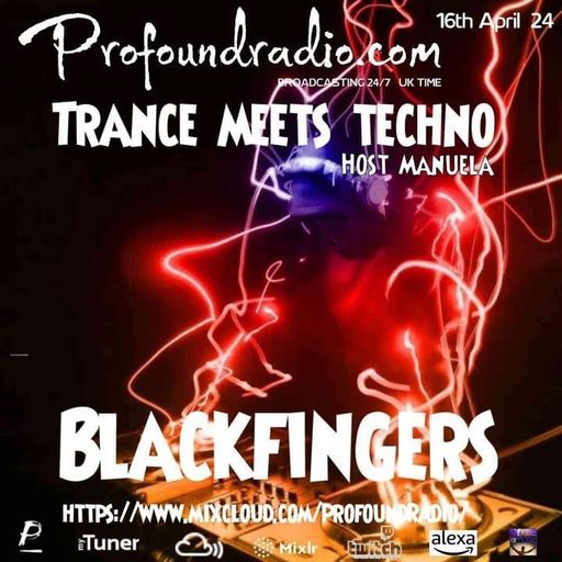 BLACKFINGERS TECHNO ZONE ON TRANCE MEETS TECHNO 16-04-24