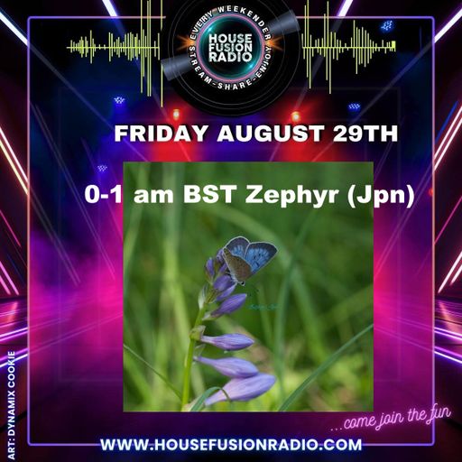 House Fusion Radio "Midnight Vibes #55" Friday, Aug. 29th, '25