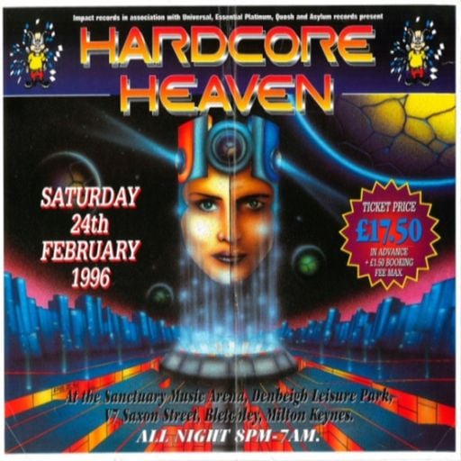DJ Seduction w/ MC Magika - Hardcore Heaven - The Sanctuary, MK - 24.2.96