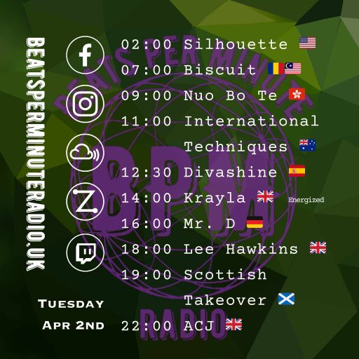 Biscuit-Tuesday Techno Crunch-Live on Beats Per Minute Radio 2.4.2024