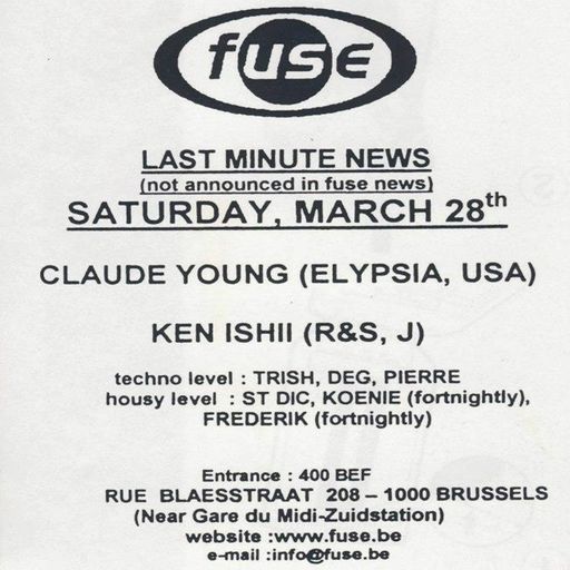 Trish at Fuse (Brussels-Belgium) - 28 March 1998