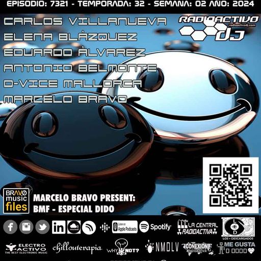 Radioactivo DJ 02-2024 Carlos Villanueva, E. Blázquez, A. Belmonte, E. Álvarez, D-Vice M & M. Bravo