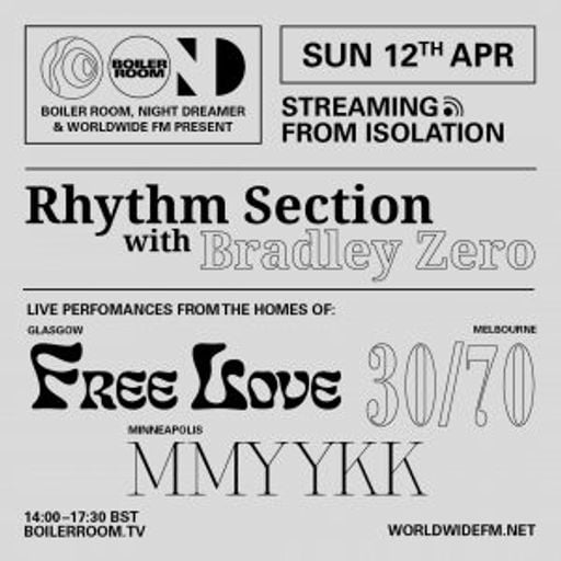 Streaming From Isolation: 30/70 (Rhythm Section) // 12-04-20
