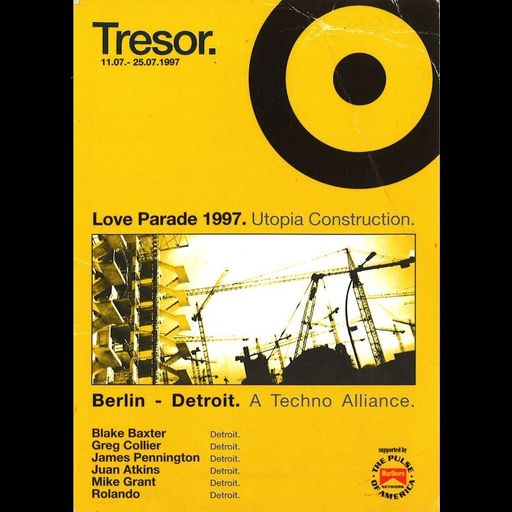 Frankie Bones at "Love Parade 97 - Utopia Construction" @ Tresor (Berlin - Germany) - 12 July 1997