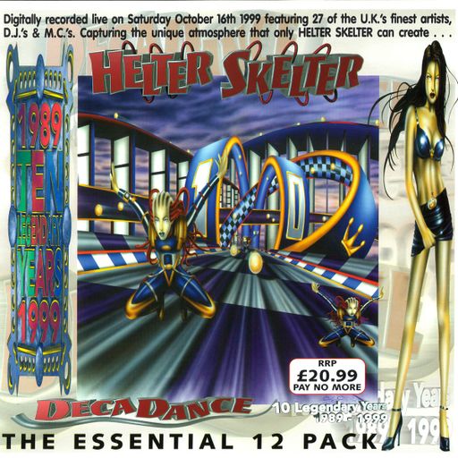 DJ Brockie w/ Det & Shabba D - Helter Skelter 'Decadance' - Sanctuary, M Keynes - 16.10.99