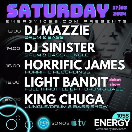 Dj-Sinister - Live On Energy1058 - 17-02-2024