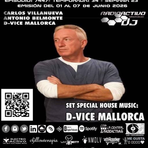 Radioactivo DJ 23-2026 Carlos Villanueva, Antonio Belmonte & D-Vice Mallorca