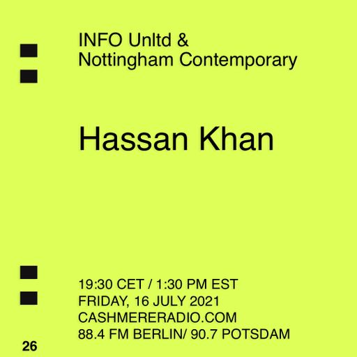 Info Unltd with Hassan Khan 16.07.2021