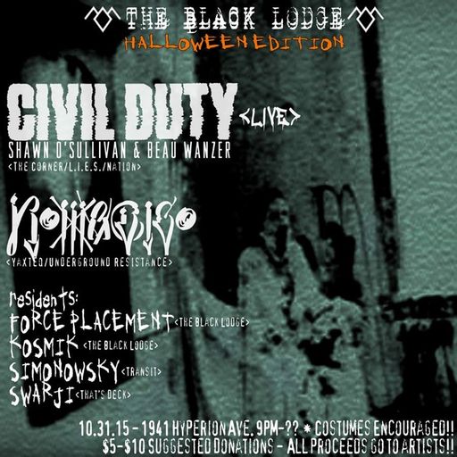 Nomadico at "Halloween Edition" @ The Black Lodge (Los Angeles-USA) - 31 October 2015