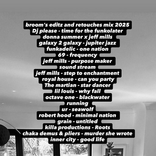 Beardman presents "Mark Brooms Edits & Retouches Mix" (Norfolk-UK) - December 2025