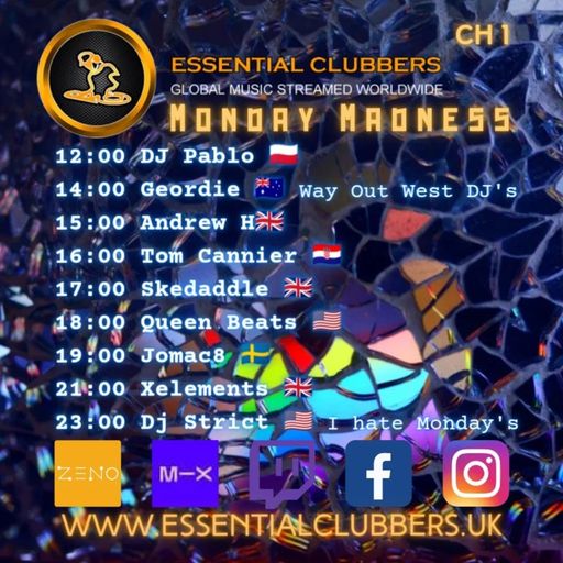 Tom Cannier - Essential Clubbers - Monday Madness - 030423 - Various House Vibes