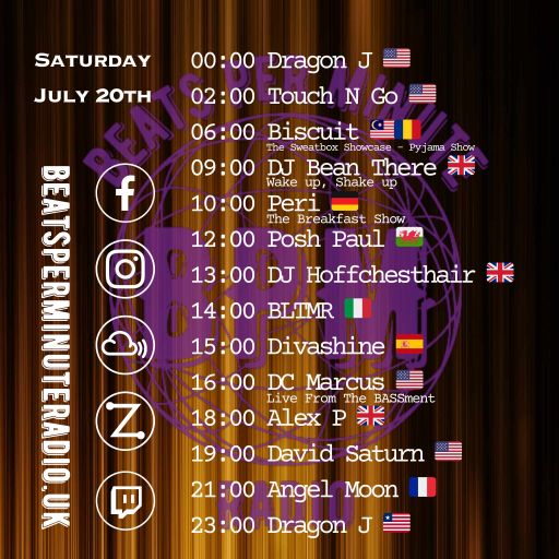 Biscuit-Saturday Pajama Show- The Unreleased Trip Part 3-Live on Beats Per Minute Radio 20.7.2024