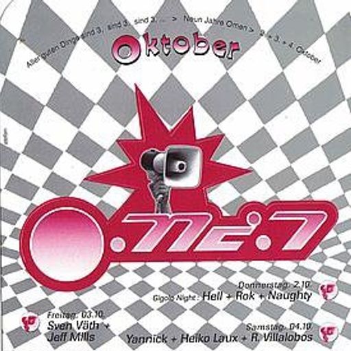 Sven Väth & Jeff Mills at "9 Jahre Omen" @ Omen (Frankfurt-Germany) - 3 October 1997