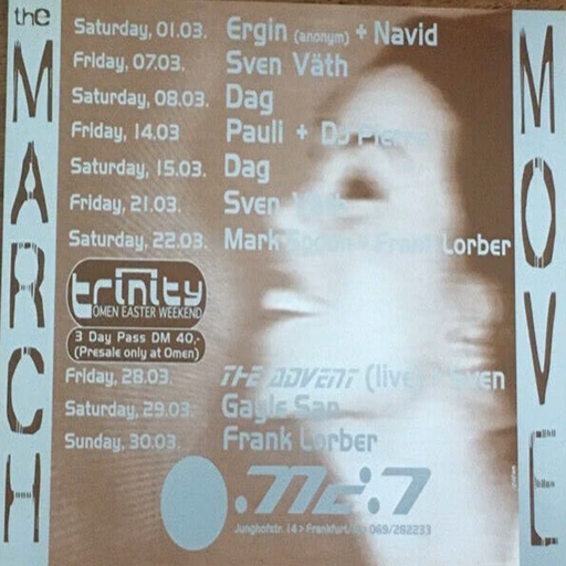 Frank Lorber & Sven Väth & Gayle San at "Trinity Weekend" @ Omen (Frankfurt) - 28 March 1997