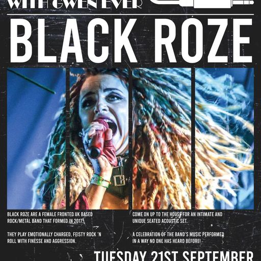 A LOW LIFE IN HIGH HEELS WITH GWEN EVER BLACK ROZE ACOUSTIC LIVE 21ST SEPT 2021 RADIO SHOW