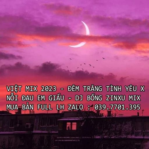 VIỆT MIX 2023 - ĐÊM TRĂNG TÌNH YÊU X NỖI ĐAU EM GIẤU - DJ BỐNG ZINXU - MUA FULL LH ZALO 0397701395