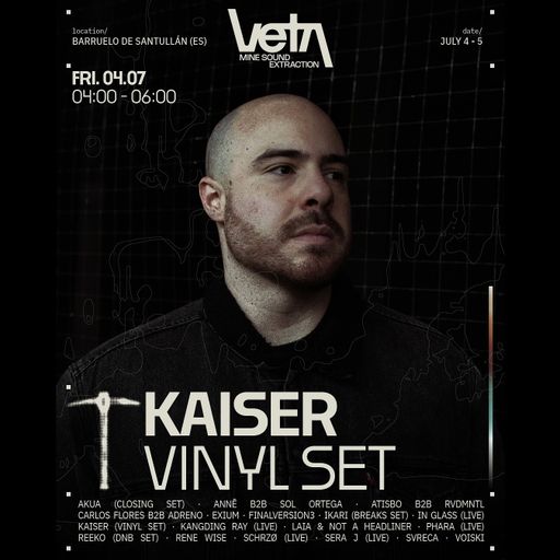 Kaiser (Vinyl Set) at Veta Festival (Barruelo de Santullán-Spain) - 4 July 2025