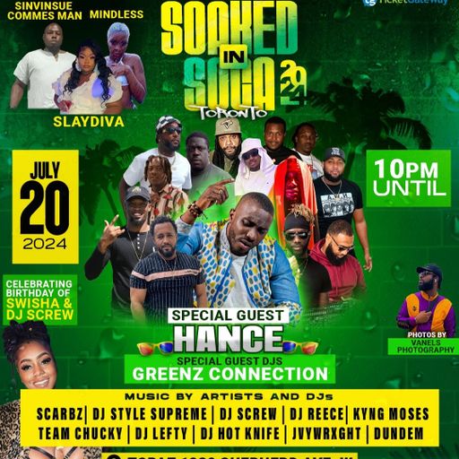 Soca Mix 2024, Soaked In Soca (Foam n Water) Ft Flanka, Spade Soca, Dolly Jackson, Nailah Blackman