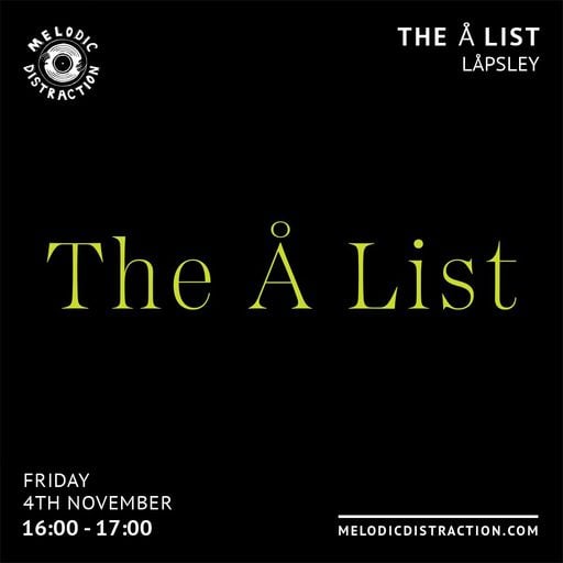 The Å List with Låpsley (November '22)