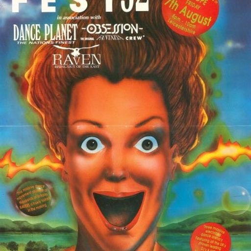 DJ Slipmatt w/ MC JJ & MCMC - Peace Fest 92 - Rectory Farm, Stretton - 7.8.92