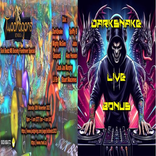 Darksnake Special Techno "Sick Beatz Bonus" Radio TwoDragons 19.11.2023