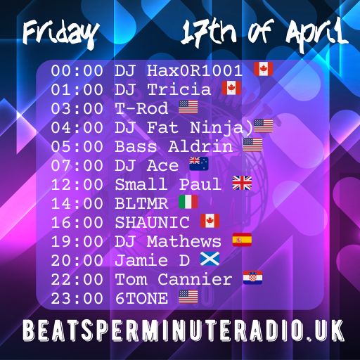 Go With The Flow Show by Tom Cannier, ZG, CRO on BPM Radio - 170426