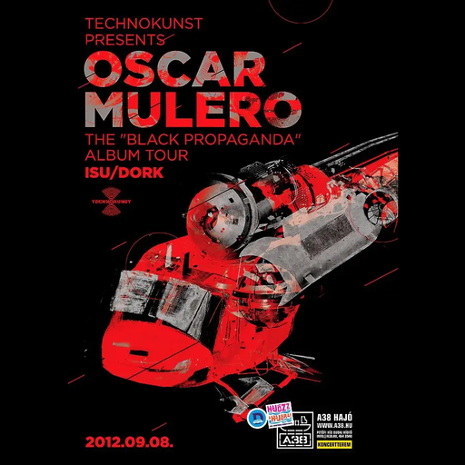 Oscar Mulero at "Technokunst" @ A38 Hajó (Budapest - Hungary) - 8 September 2012